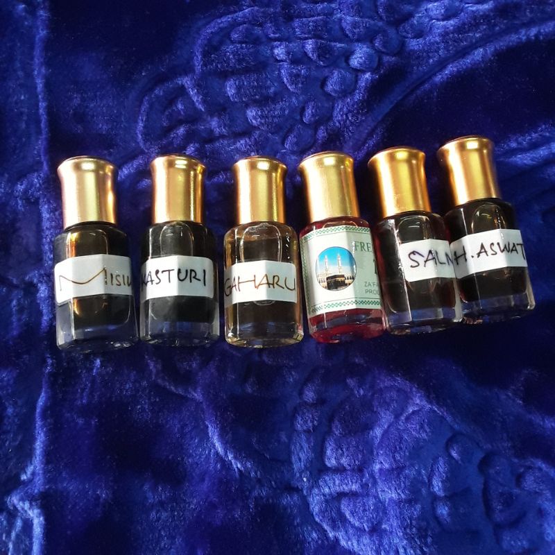parfum ori tanpa alkohol aroma keras biang parfum tahan lama ukuran 3ml ready aroma jafaron merah, m