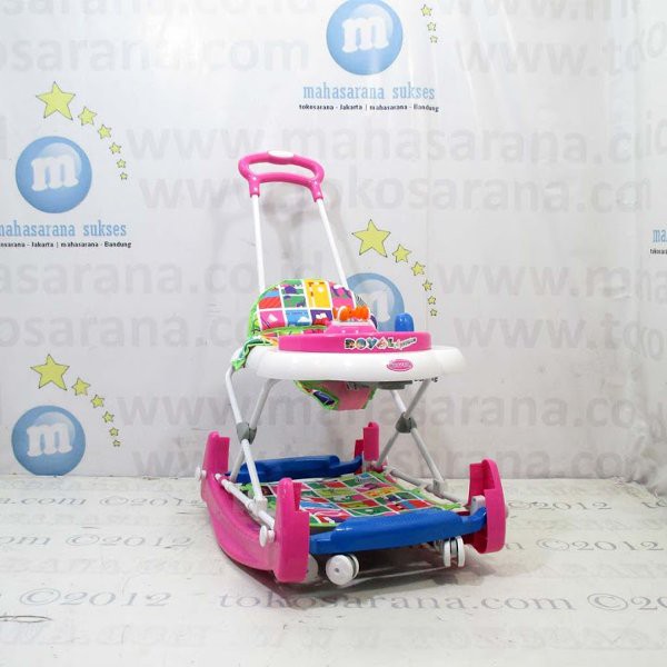 Baby Walker Royal RY8688 AquaBlue 2 in One Baby Rocker