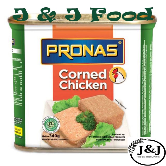 

Pronas Kornet Daging Ayam Kombinasi / Combination Corned Chicken 340 Gram