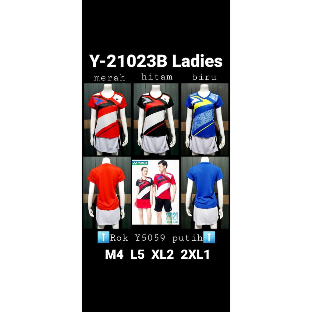 Kaos Badminton Wanita YONEX Import Y21023-B