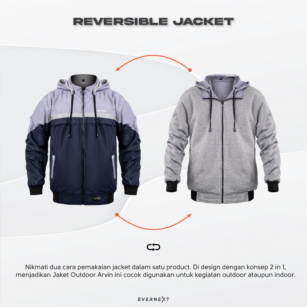 JAKET WATERPROOF 2 IN 1 ORIGINAL PRIA JAKET BOLAK BALIK PARKA DEWASA PARASUT TERBAIK JAKET WINDBREAKER KERJA TASLAN PREMIUM MURAH BIMO WATERPROOF ANTI AIR JAKET HODIE COWOK CEWEK GUNUNG TRAVELLER MOTOR KEREN TERBARU 2022 JAKET ARVIN COD UNISEX