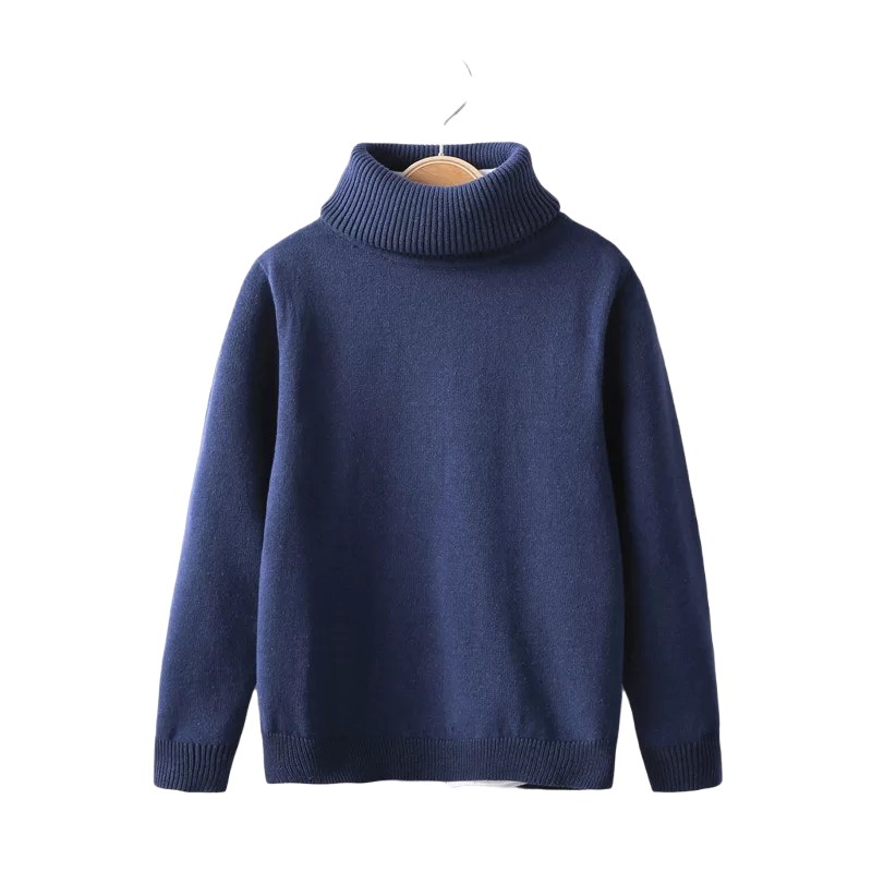 Sweater Anak Kids Long Neck Sweater Rajut Pakaian Anak Unisex