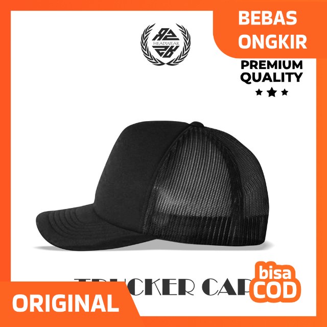 Topi Pria Jaring Distro Balenciagga - Topi Jaring Distro Pria Original Dewasa - Topi Jaring Trucker Hat