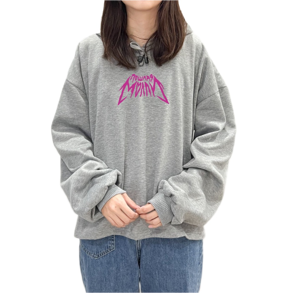 WOO SWEATER HOODIE PRIA WANITA OVERSIZE SWITER HUDIE OVERSAIZ