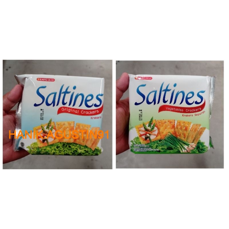 

Khong Guan Saltines Crackers Rasa Original vegetables 150 gr SS91