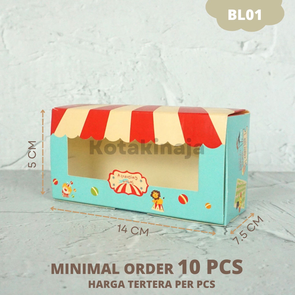 

Box Kue / Box Macaroon / Dus Macaroon / Kotak Macaroon / Box Cookies / Box Motif I BL01