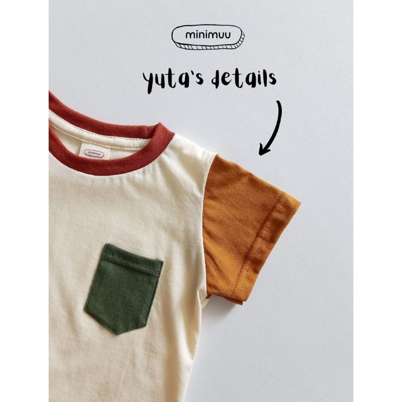 Minimuu Brother Series Original Kaos Anak Dan Bayi Kombinasi Warna 0-6 Th Setelan Celana Super Premium