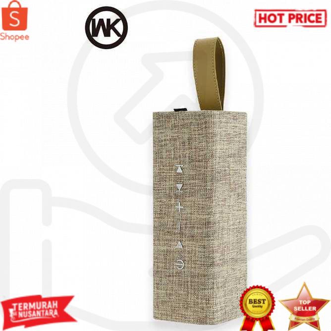 WK Bluetooth Speaker Portable Fabric  - SP300 [Gold]