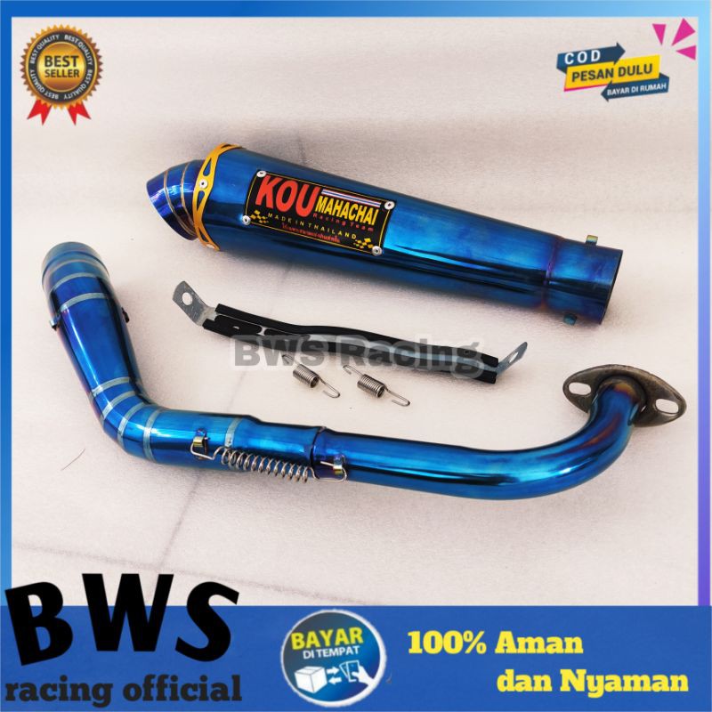 knalpot kou bluemoon mio beat nmax new old aerox