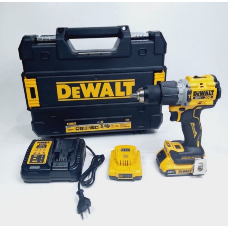 Mesin Bor Cordless Atomic Hammer Drill DEWALT DCD805D2T 20V DCD805 Bor Baterai Battery Impact Tembok