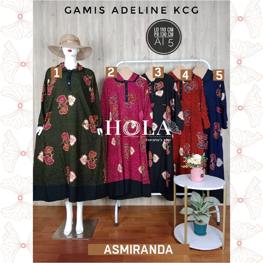 HOLA_FASH | SEKDRES GAMIS ASMIRANDA, SEKDRES BATIK , GAMIS HARIAN, GAMIS MURAH-AI5-SH-SASMR01
