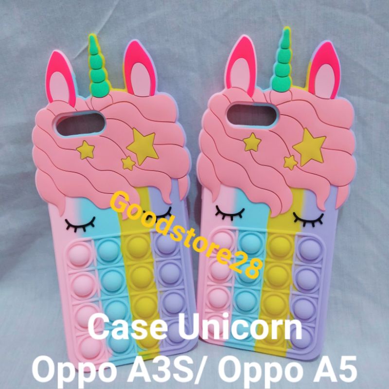 Oppo A3S Oppo A5 Casing Oppo A3S Oppo A5 Casing Pop It Unicorn Lembut Pop It Murah Oppo A3S Oppo A5 