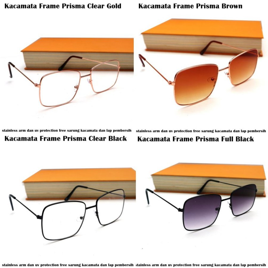 SYATIN Kacamata Diamond Frame Prisma