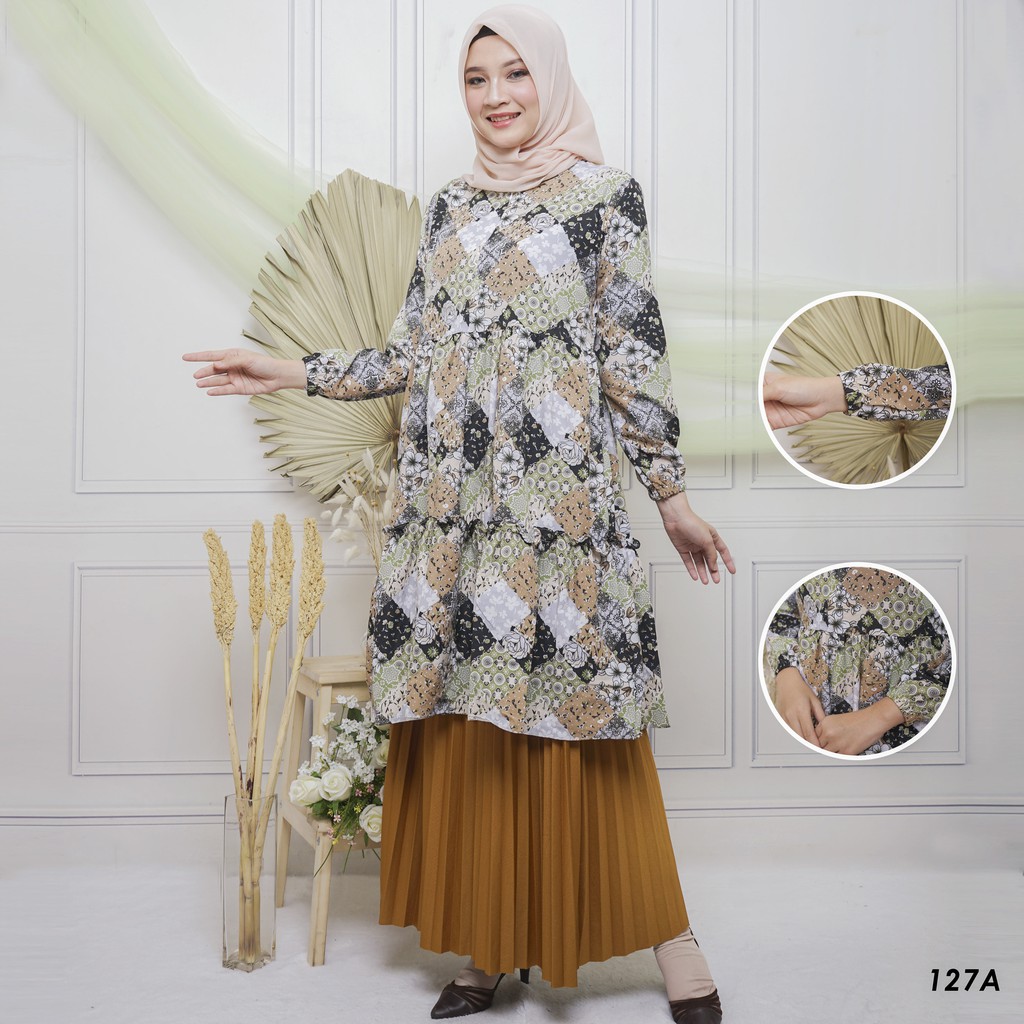 TUNIK ATHENA - MUSLIM WANITA MONALISA by Raline Mode