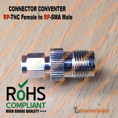 KONEKTOR CONNECTOR CONVERTER RP-TNC Female to RP-SMA Male