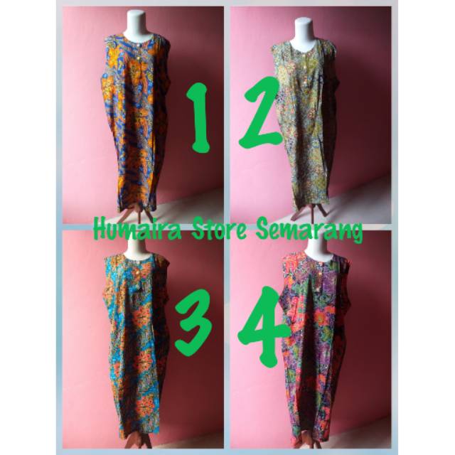 Daster Jumbo Singlet Kencana Ungu