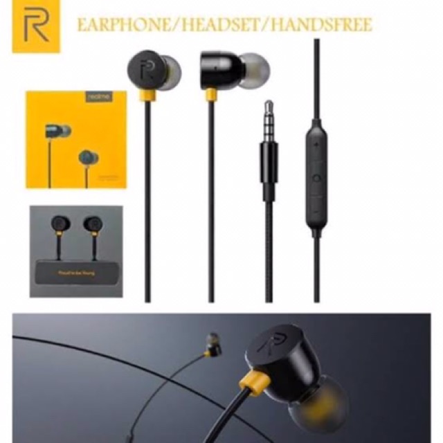 Headset REALME Buds Magnetic Original Pure Bass HF Realme Ori Super Bagus