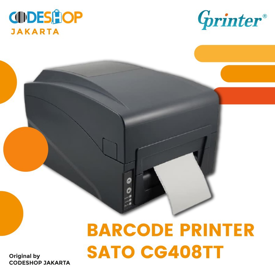 GPrinter GP 1224T Barcode Printer  Printer Label Thermal&Semicoated