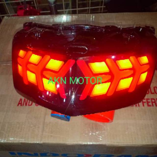 lampu stoplamp belakang model lambhorgini yamaha nmax 155 old pnp