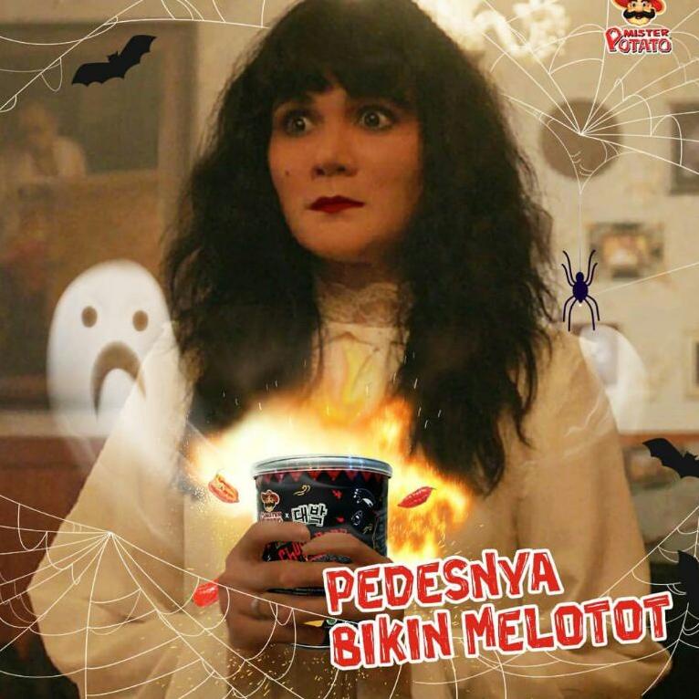 

[PRODUK 00] PAQUI Mister Potato Ghost Pepper X Daeblak Mamee Keripik Kentang Pedas Hot Spicy Exp 2024 KKR