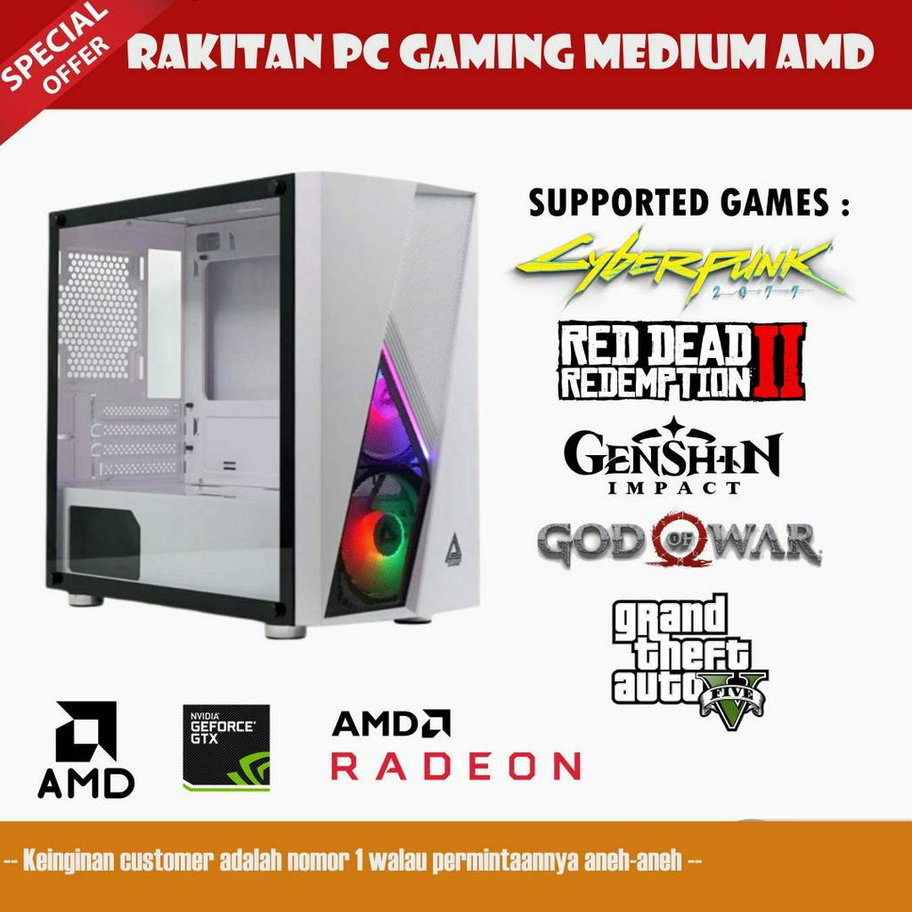 PC KOMPUTER GAMING,LIVESTREAMING EDITING AMD FT RYZEN 5