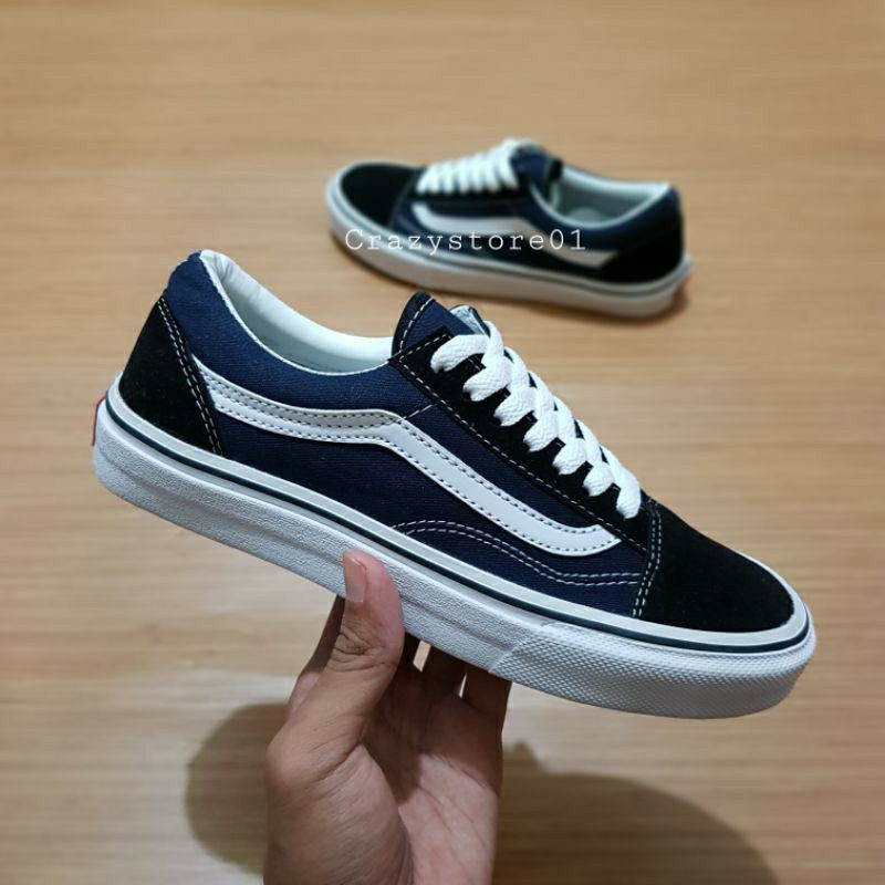 sepatu vans old skool nevy black sepatu import pria wanita