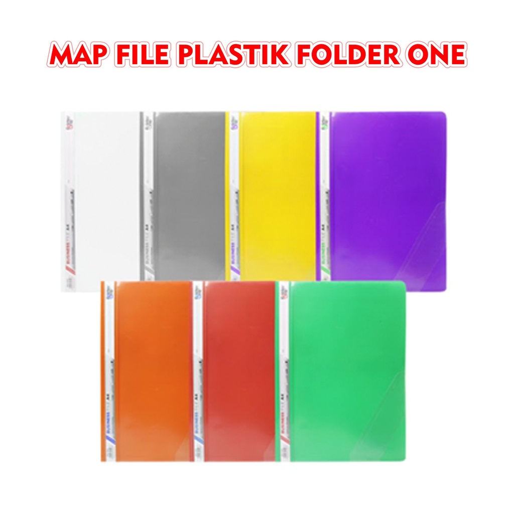 

Map File Folder Plastik Folder One Berwarna Kode K-2757 Ukuran A4