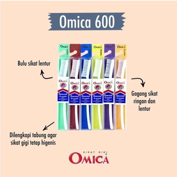 Sikat Gigi Omica 600