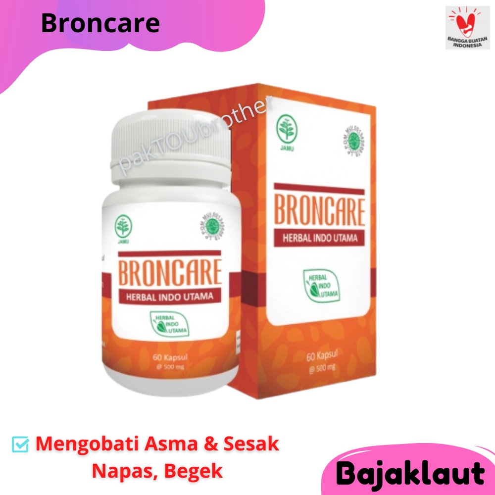 Jual Broncaree Obat Asma Sesak Napas Dewasa Herbal Bpom Bukan Obat Asma