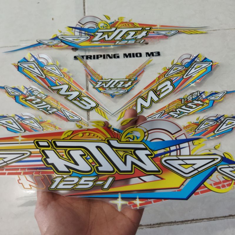 Striping transparan Yamaha Mio M3 Thailand