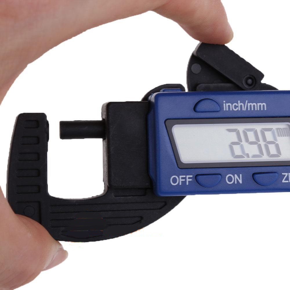 Carbon Fiber Composites Digital Thickness Caliper Micrometer Guage - OOTDTY - Blue OMOT1TBL Grab