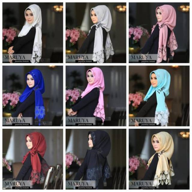 Hijab instan maruya flow idea