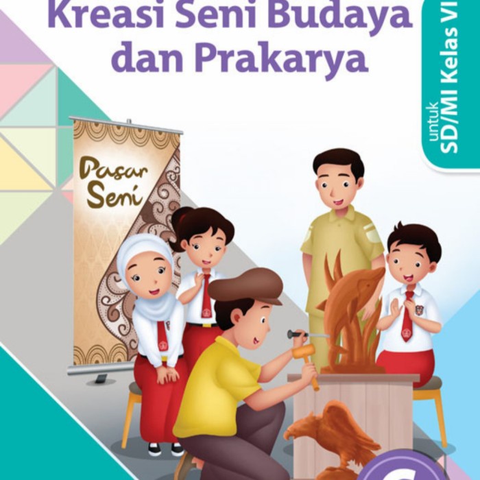 KREASI SENI BUDAYA DAN PRAKARYA KELAS 6 ERLANGGA REVISI WBK