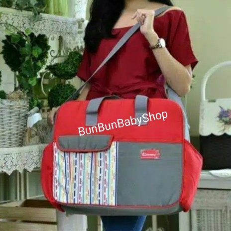 BESAR Snobby Tas Bayi Perlengkapan Baby Baru Lahir Lucu Peralatan Newborn Travelling TPT-1671 murah