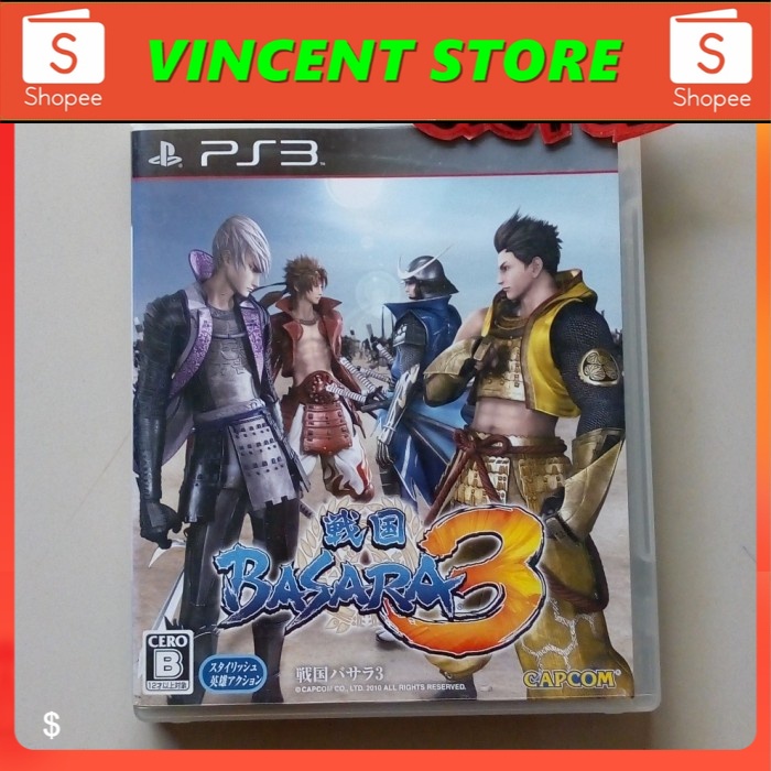 bd PS3 kaset game SENGOKU BASARA 3