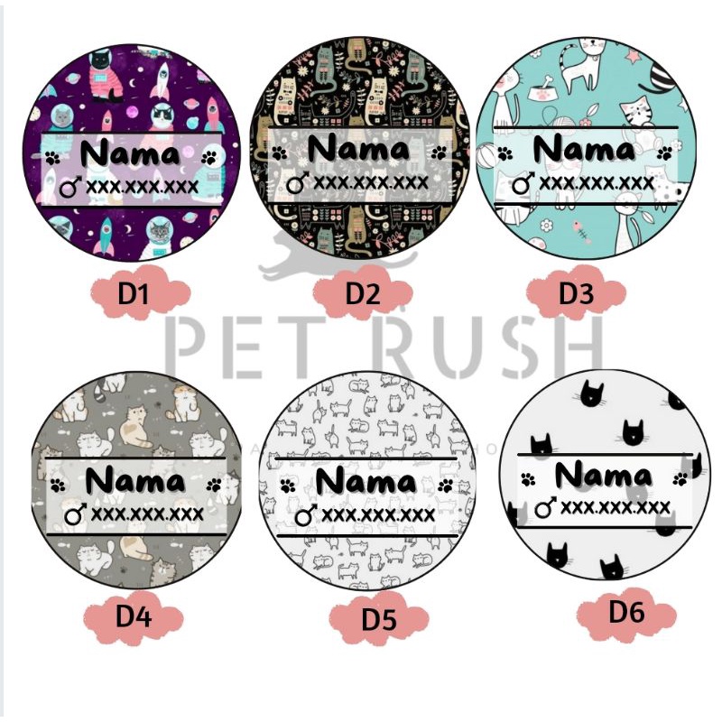 [PART 1] GANTUNGAN NAMA KALUNG/ NAMA KUCING /ANJING | LIONTIN KUCING KOSTUM | LIONTIN KALUNG NAMA KUCING COSTUME