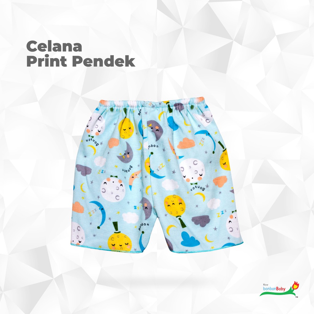 Celana Bayi BonBon Print Pendek | Shopee Indonesia