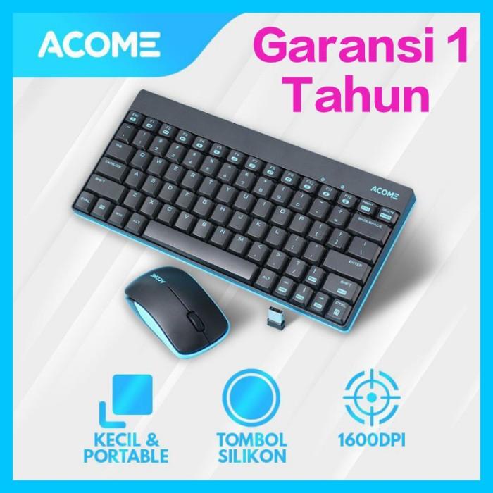 ACOME Keyboard Wireless Bluetooth Plus Mouse Portable AKM2000 Best Seller