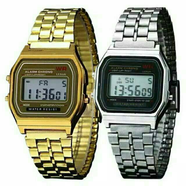 Jam Wanita Model Chasio Digital Strap Rantai(Terima Cod Dikirim Dari Jakarta)