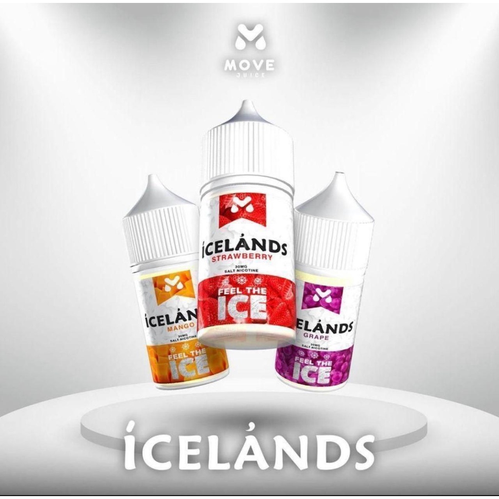 LIQUID ICELANDS 30ML ICELANDS LIQUID SALT SERIES ICE LANDS AUTENTIC