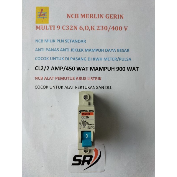 NCB Merlin cl2 standar PLN (harga satuan) anti jeklek mampuh daya besar