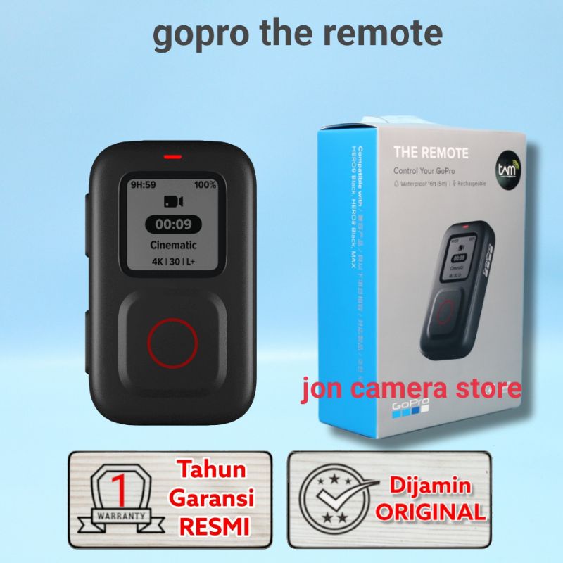 gopro the remote original - remote control for hero 8/9/10 black hero10 max