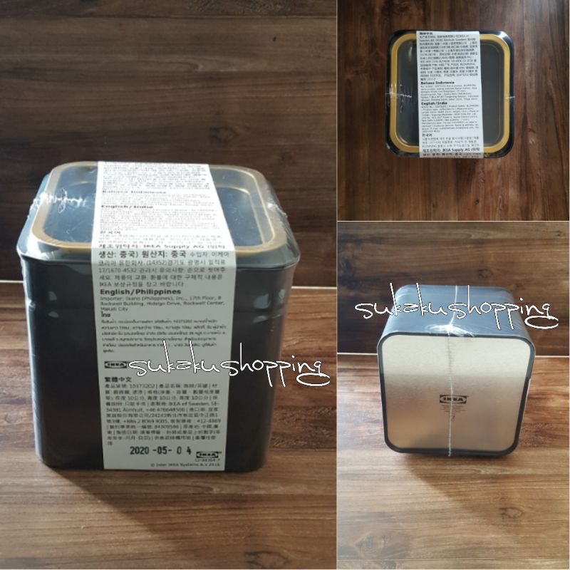 Tempat Teh Kopi Gula Toples kaleng kopi teh / Kaleng Kopi Teh Ukuran Kecil Tempat Teh Tempat Kopi