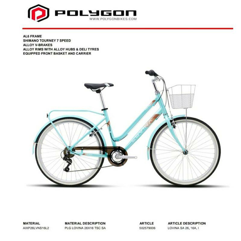 sepeda polygon Lovina 26