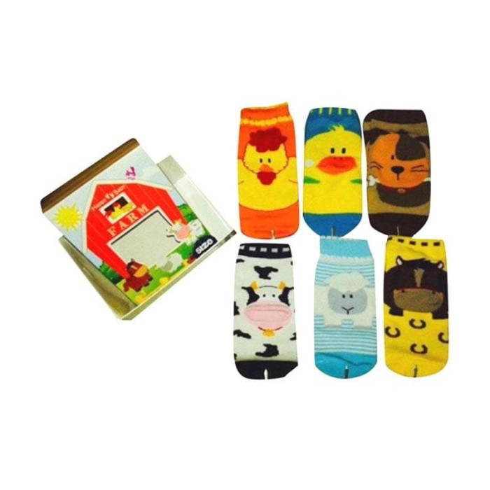 Happy Baby Farm Socks Size 6-24m Kaos Kaki Bayi