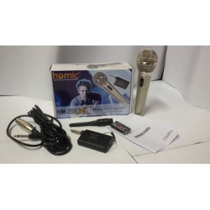 microphone wireless 2IN1 wireless dan kabel