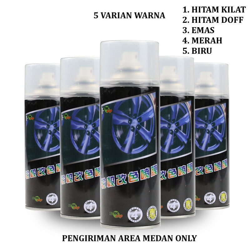 Cat Semprot Karet Pilox Sticker Velg Rubber Paint Coating Spray Film