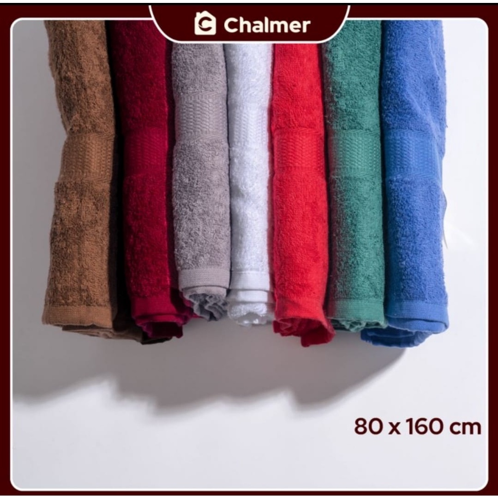 HANDUK CHALMER JUMBO 80X160 HANDUK PANTAI / SPA / JUMBO / MANDI BESAR SERAP AIR Big Size