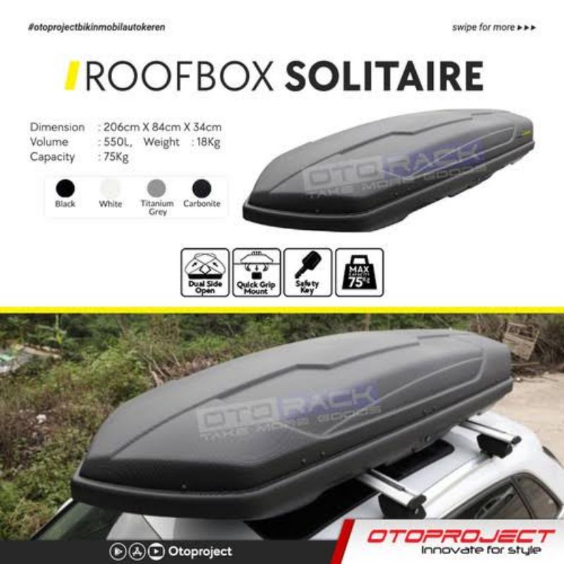 Roofbox Otorack Type Solitaire