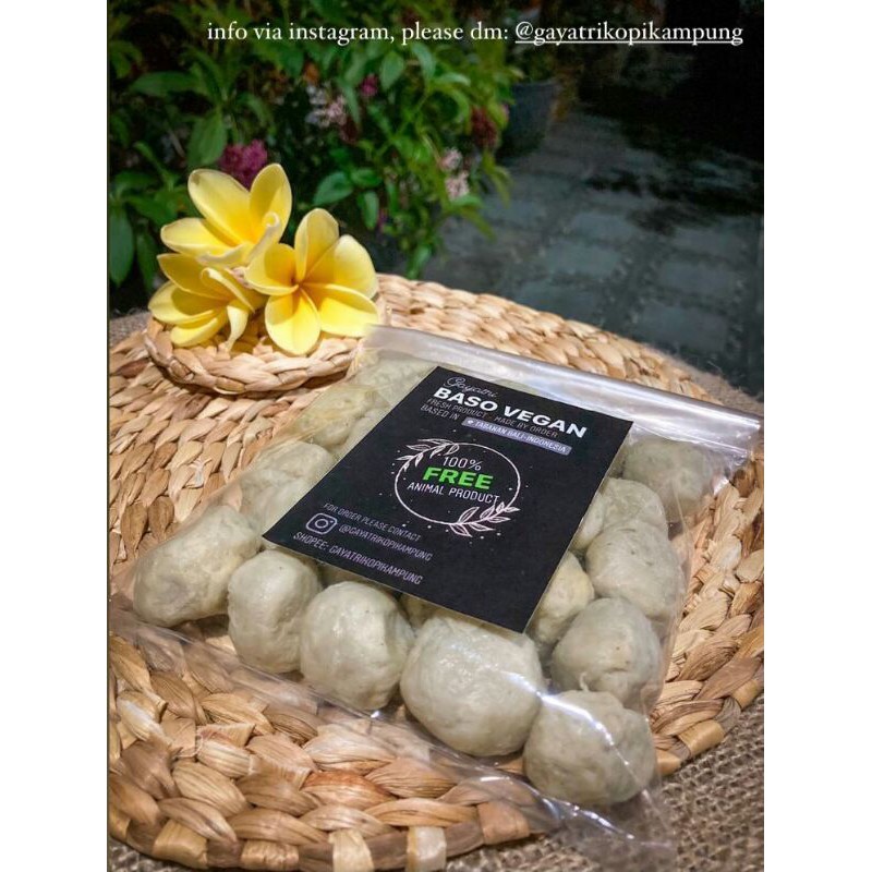 

Gayatri Baso Vegan (isi 25 butir) Vegetarian Food Frozen Homemade Bakso Makanan Sehat Tanpa Pengawet